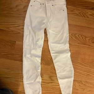 J. Crew Classic White Denim Pants